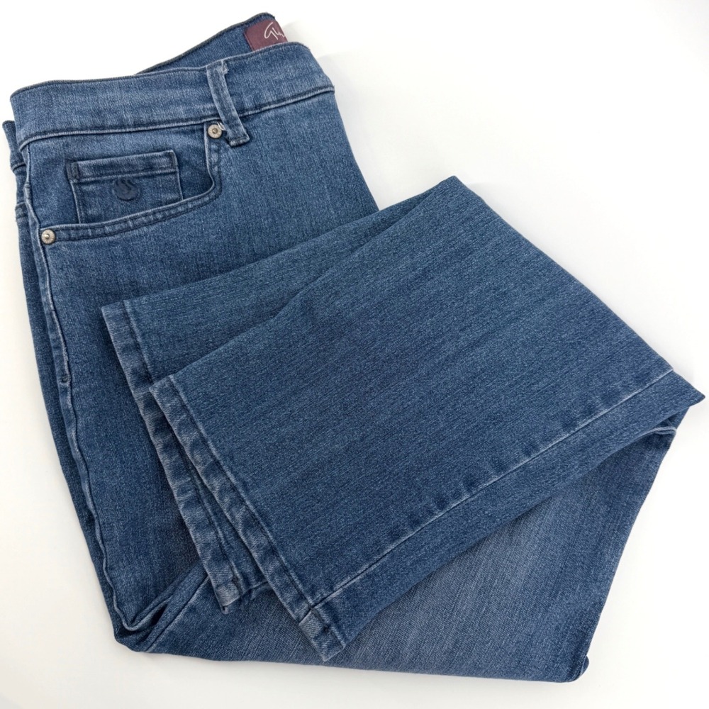 Gloria Vanderbilt Amanda Jeans Womens 12 Short Blue Good High Rise Straight Leg
